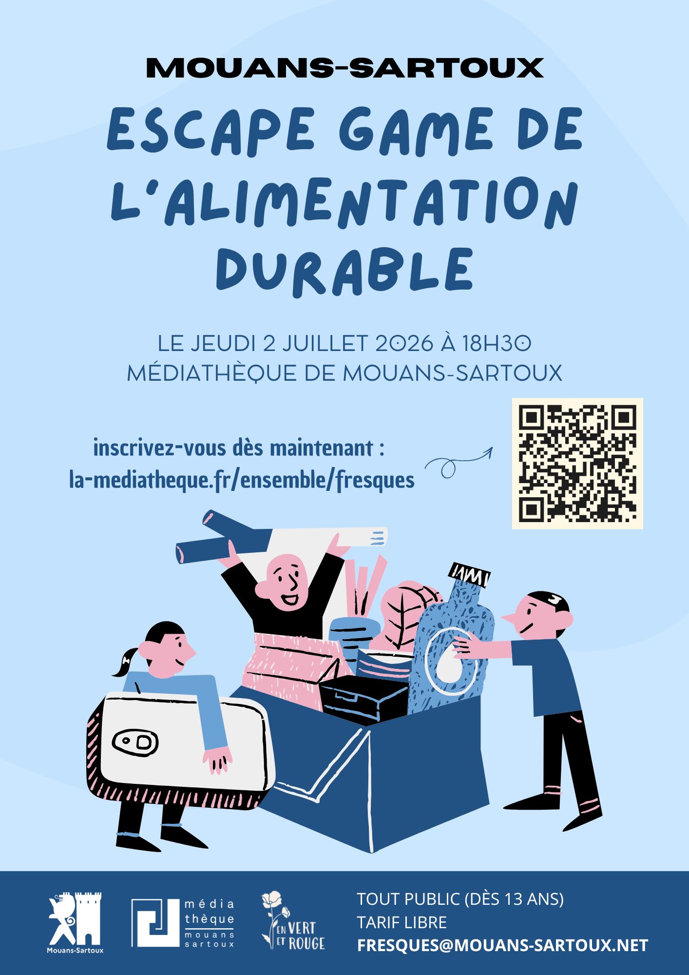 2026 escape game alimentation