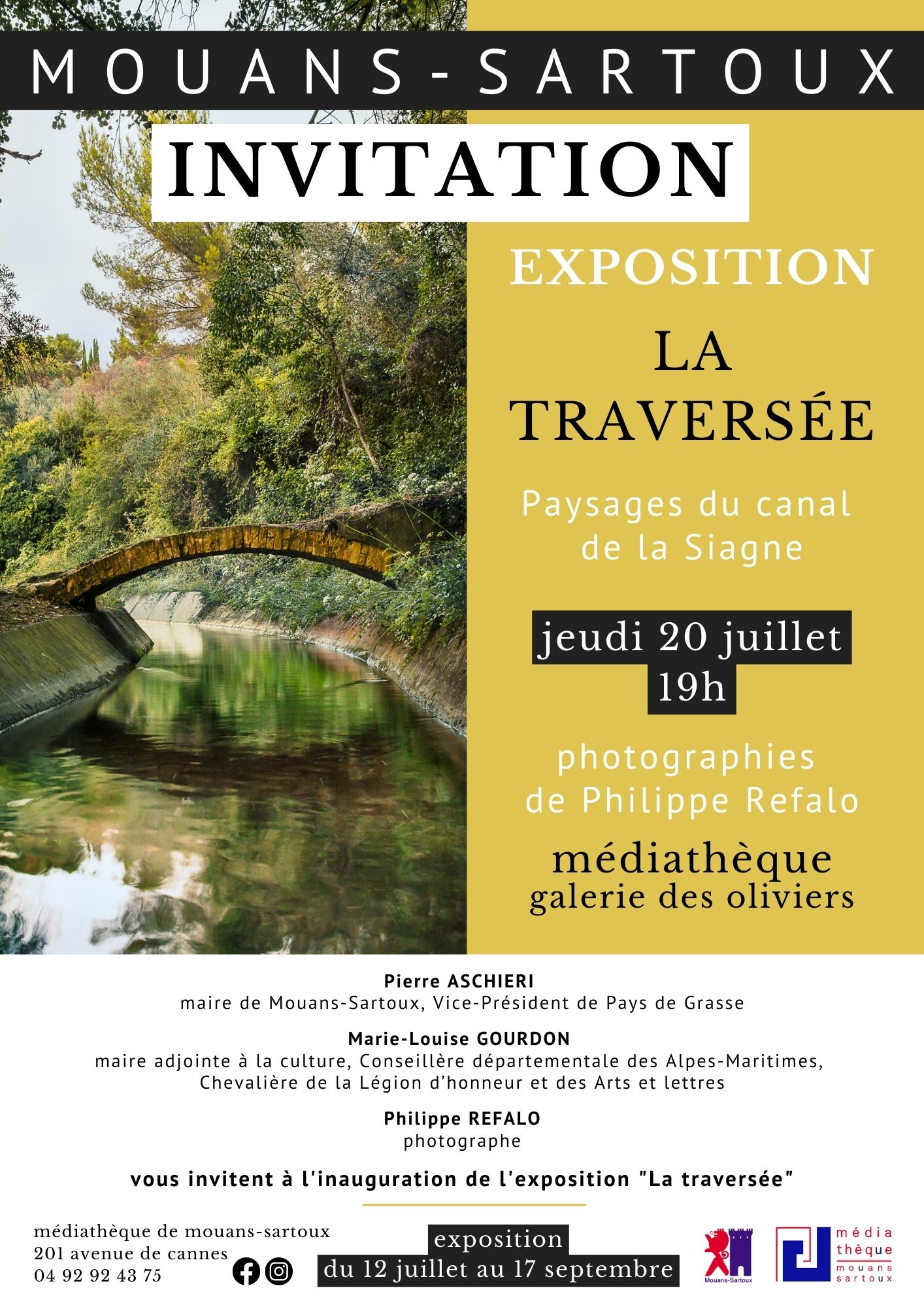 Invitation Expo La traversée