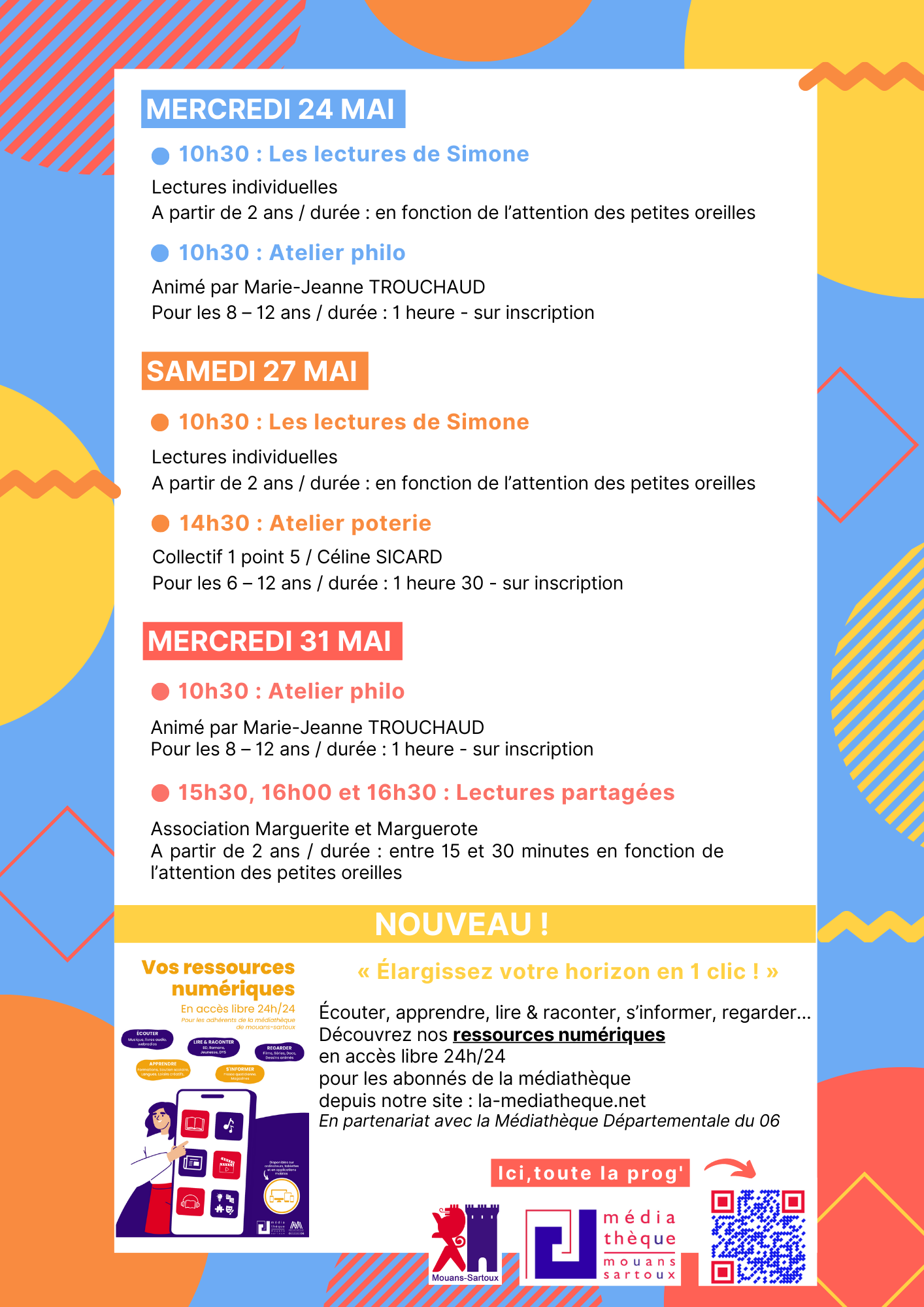 Programme mai 2 mediatheque Mouans Sartoux