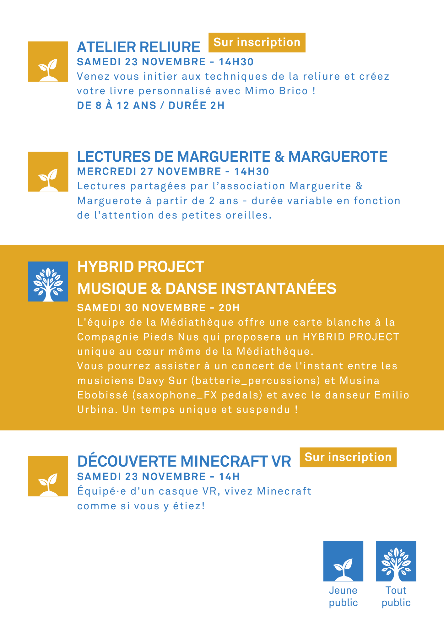 3 Programme novembre 2024 médiathèque Mouans Sartoux. 3