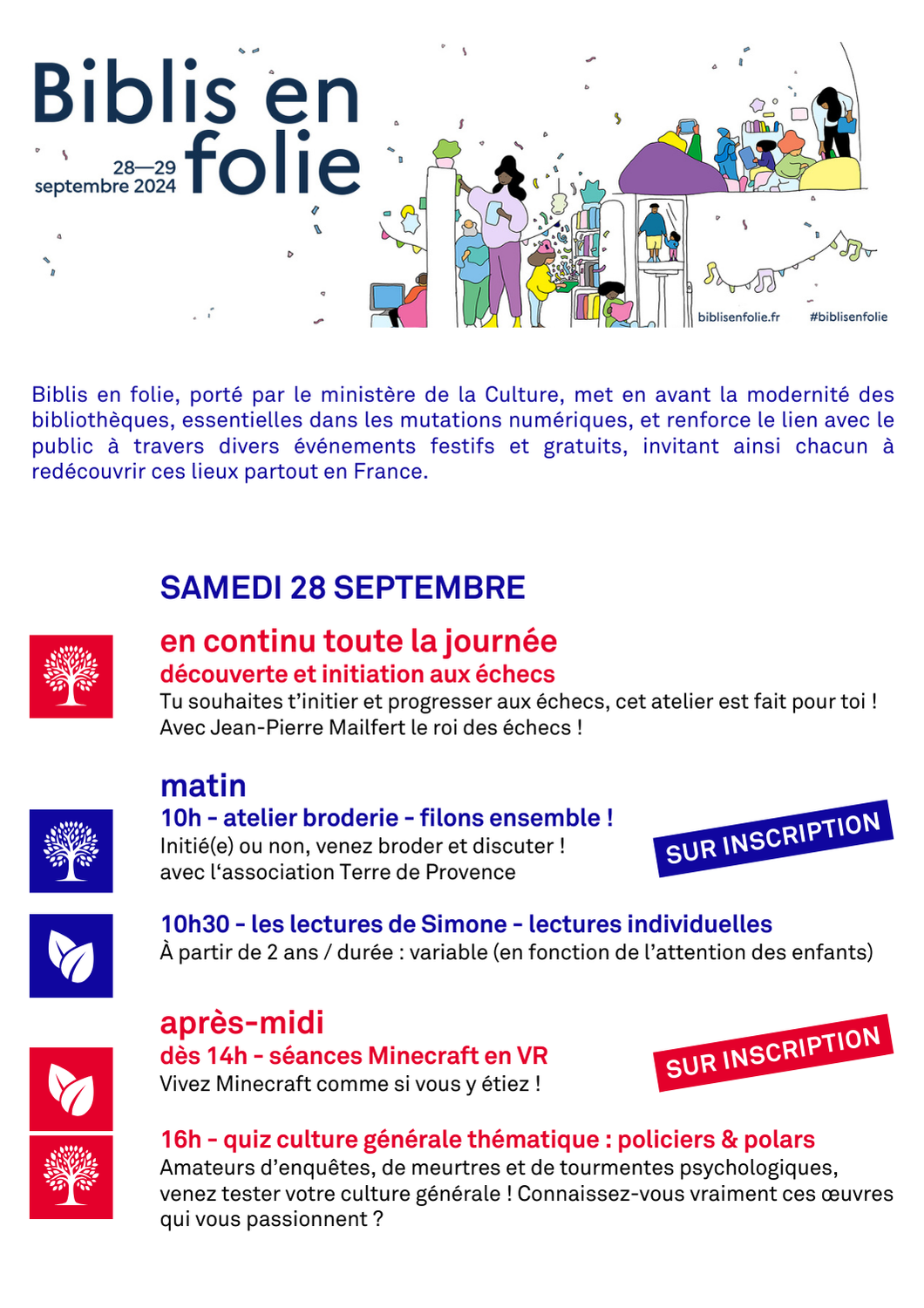 Programme septembre médiathèque de Mouans Sartoux 3