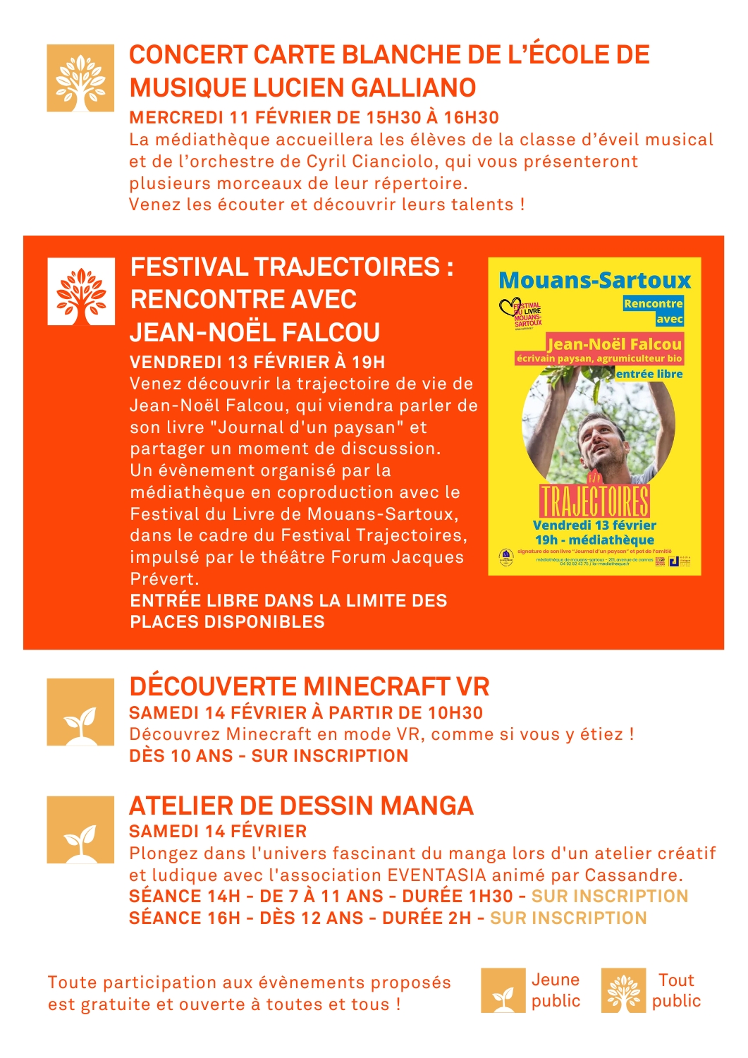 Page 3 Programme Médiathèque Mouans Sartoux Février 2026